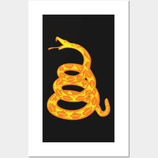 Grassless Yellow Gadsden Snake Posters and Art